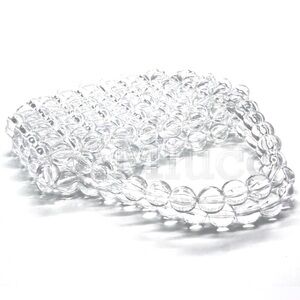 Miuco Acrylic Beaded Bags 100% Handmade Crystal Bags Weave Clear Clutch Handbag